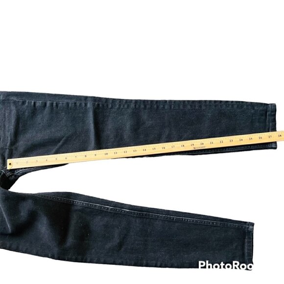 EVERLANE summer regular ankle high rise skinny black jeans. size 25 - Picture 7 of 7